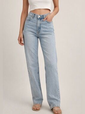 ✨ Abercrombie & Fitch Curve Love Loose High Rise Jeans – Size 25 ✨